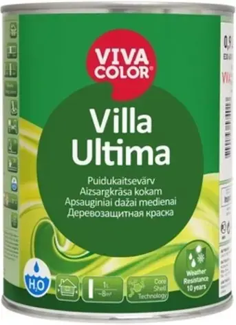 Vivacolor Villa Ultima деревозащитная краска (900 мл) белая