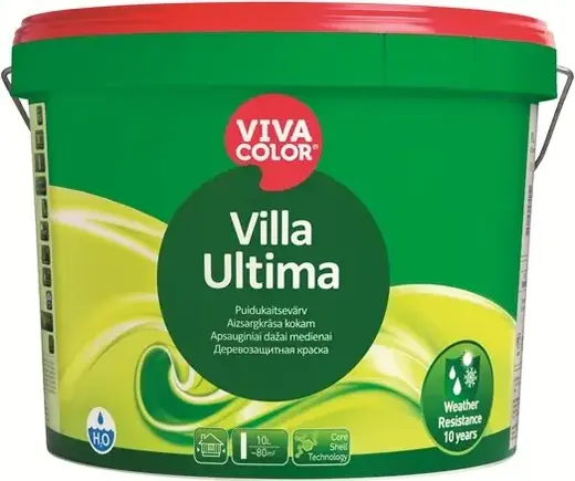 Vivacolor Villa Ultima деревозащитная краска (2.7 л) белая