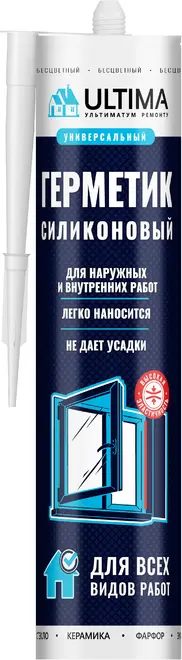 Ultima Универсальный герметик силиконовый (280 мл) бесцветный