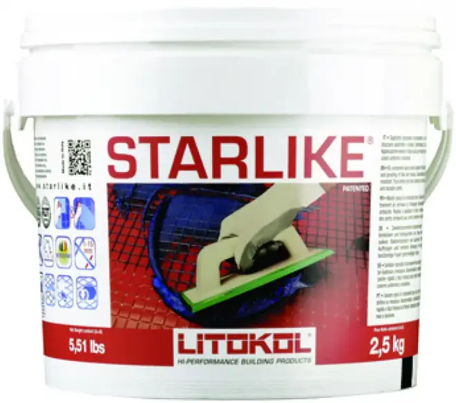 Литокол Starlike эпоксидный 2-комп кислотостойкий состав (2.5 кг) сиреневая C.380