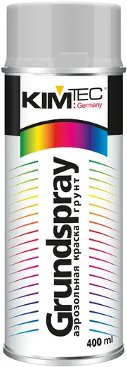 Kim Tec Grundspray аэрозольная краска грунт спрей (400 мл) серый