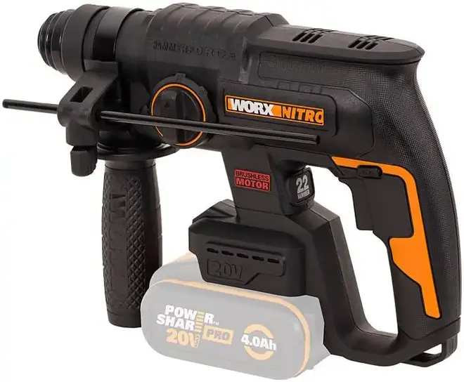 Worx WX381 перфоратор аккумуляторный (без АКБ)