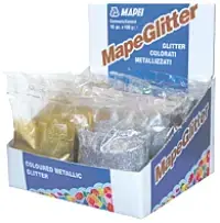 Mapei Mapeglitter металлические цветные блестки для затирки (100 г) серебряный