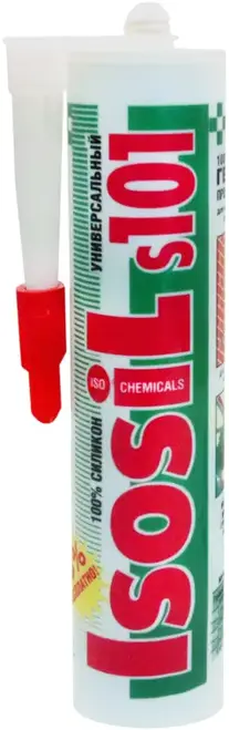 Iso Chemicals Isosil S101 Универсальный силиконовый герметик (280 мл) бесцветный