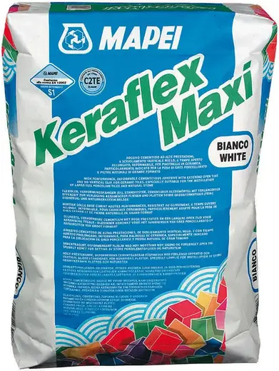 Mapei Keraflex Maxi клей на цементной основе (25 кг) белый