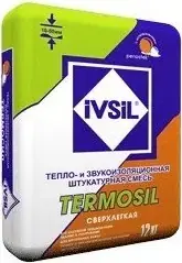 Ивсил Termosil тепло- и звукоизоляционная штукатурка сверхлегкая (12 кг)