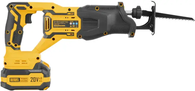 Denzel RS-250 пила сабельная аккумуляторная (20 В)