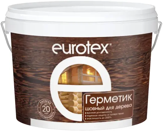 Евротекс герметик шовный для дерева акриловый (3 кг) белый