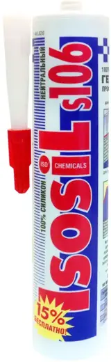 Iso Chemicals Isosil S106 Нейтральный силиконовый герметик (280 мл) белый