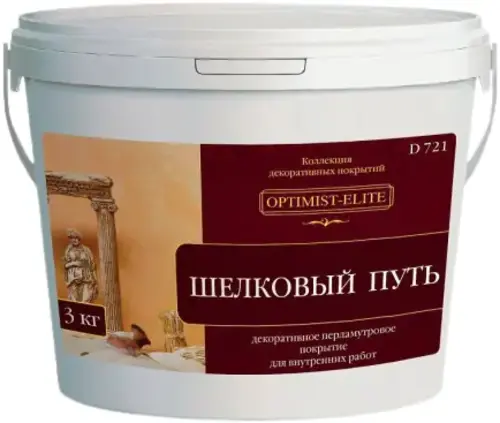 Оптимист Элит D 721 Шелковый Путь декоративное покрытие (3 кг)