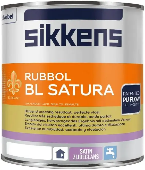 Sikkens Wood Coatings Rubbol BL Satura матовое отделочное покрытие (2.5 л) белое