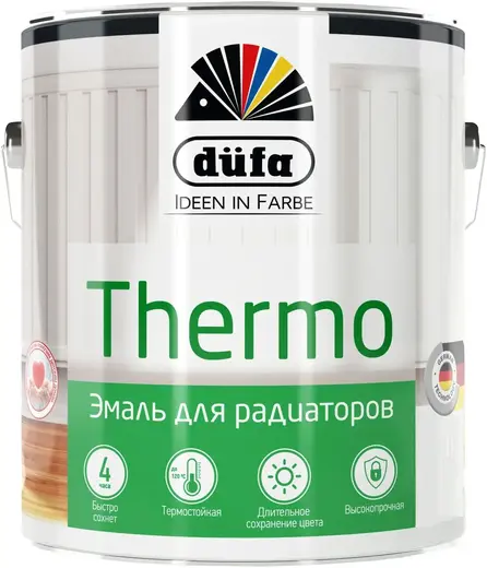 Dufa Retail Thermo эмаль для отопительных приборов (750 мл) белая