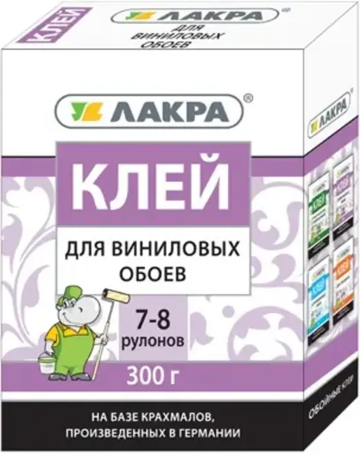 Лакра клей для виниловых обоев (300 г)