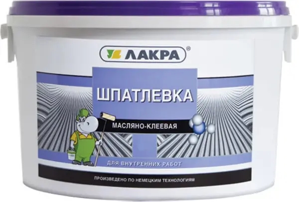 Лакра шпатлевка масляно-клеевая (15 кг)