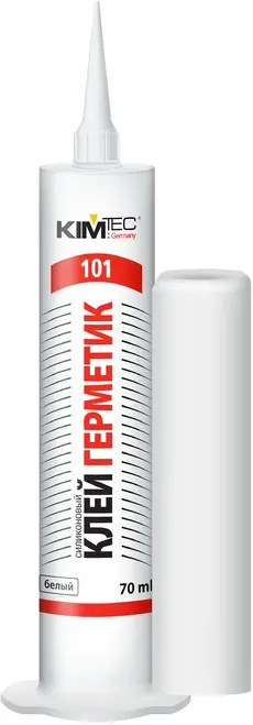Kim Tec Silicon 101E клей герметик силиконовый (70 мл) бесцветный