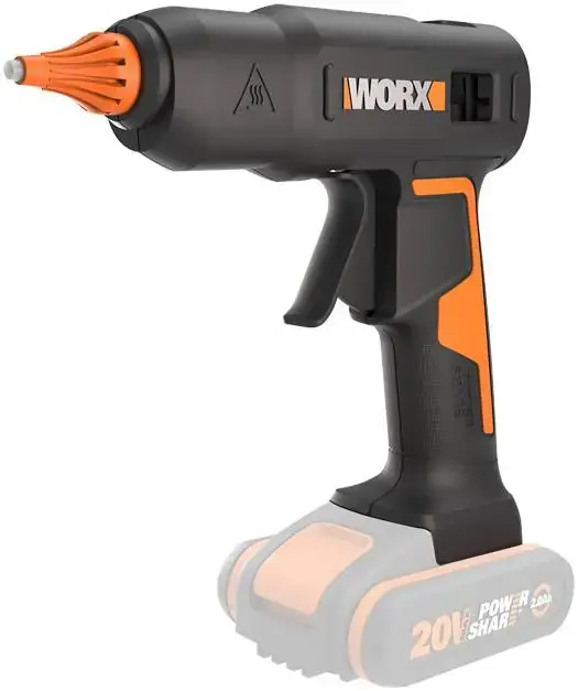 Worx WX045.9 пистолет клеевой аккумуляторный (без АКБ)