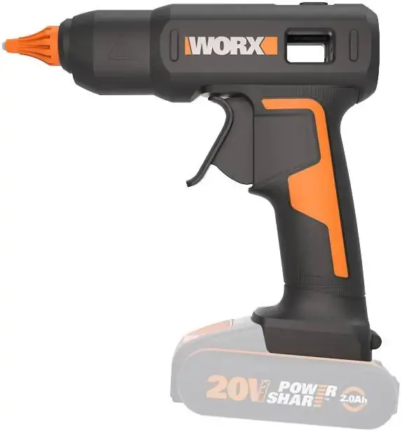 Worx WX045.9 пистолет клеевой аккумуляторный (без АКБ)