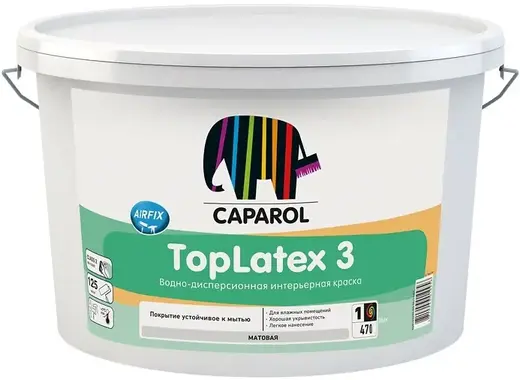 Caparol TopLatex 3 матовая латексная краска (10 л) белая