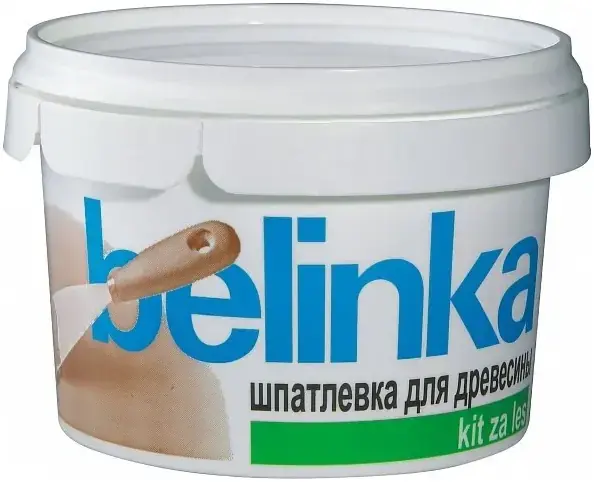 Белинка шпатлевка для древесины цветная (350 г) белая