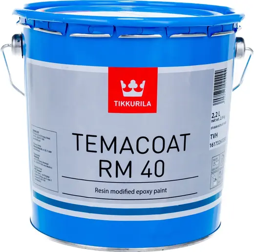 Тиккурила Temacoat RM 40 универсальная двухкомпонентная эпоксидная краска (3 л) база TVH