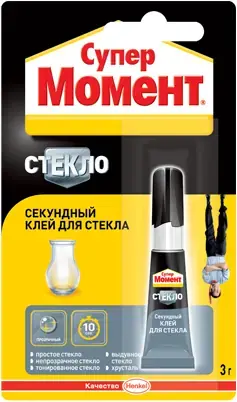 Супер Момент Стекло секундный клей для стекла (3 г)