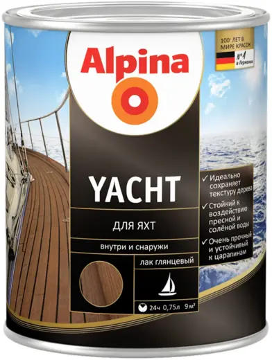 Alpina Yacht лак для яхт (750 мл)
