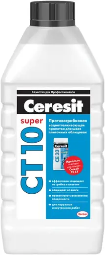 Ceresit CT 10 Super пропитка противогрибковая водоотталкивающая для швов (1 л)