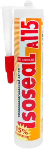 Iso Chemicals Isoseal A115 Силиконизированный Акрил силиконизированный герметик (280 мл) белый