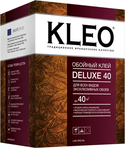 Kleo Deluxe 40 обойный клей (350 г клей + 80 г праймер)