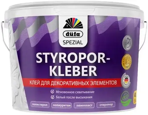 Dufa Styroporkleber клей стиропоровый для декоративных элементов (3 кг)
