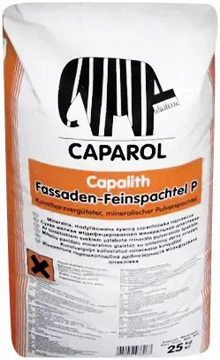 Caparol Capalith Fassaden-Feinspachtel P порошкообразная тонкая шпатлевочная масса для фасадов (25 кг)