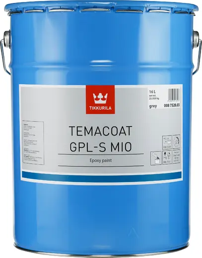Тиккурила Temacoat GPL-S Mio двухкомпонентная эпоксидная краска (20 л) красно-коричневая