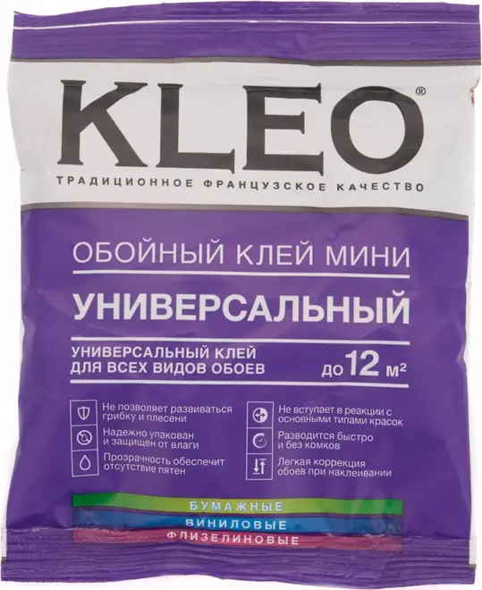 Kleo Мини клей обойный универсальный (60 г)