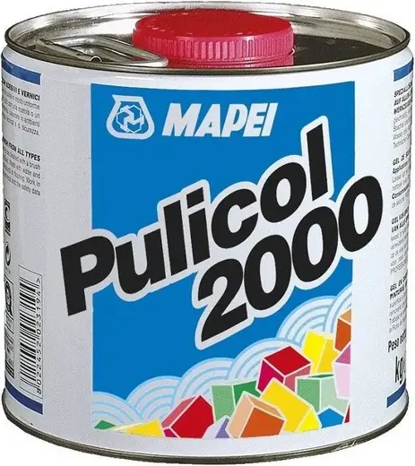 Mapei Pulicol 2000 гель-растворитель для удаления краски и клея (750 мл)