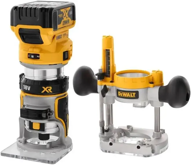 Dewalt DCW604P2 фрезер вертикальный аккумуляторный (2 х 5 А*ч) №313719