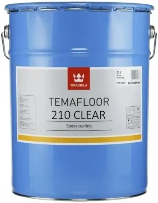 Тиккурила Temafloor 210 2-комп эпоксидный лак не содержащий растворителей (10 л)