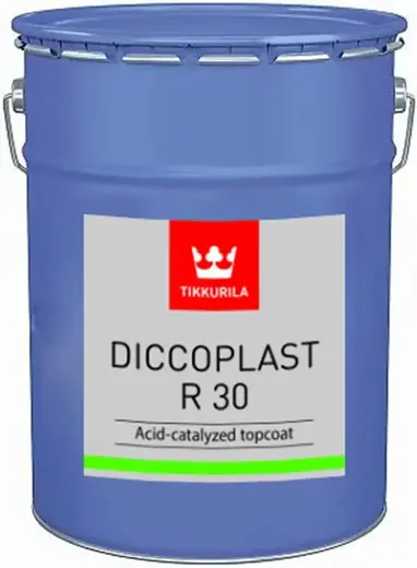 Тиккурила Diccoplast R 30 двухкомпонентная износостойкая краска кислотного отверждения (1 л) база TAL белая