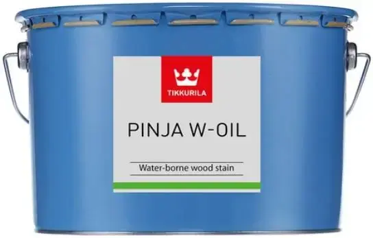 Тиккурила Pinja W-Oil водоразбавляемая масляная пропитка для древесины (20 л) бесцветная