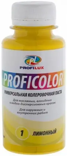 Профилюкс Proficolor универсальная колеровочная паста (100 мл) лимонная