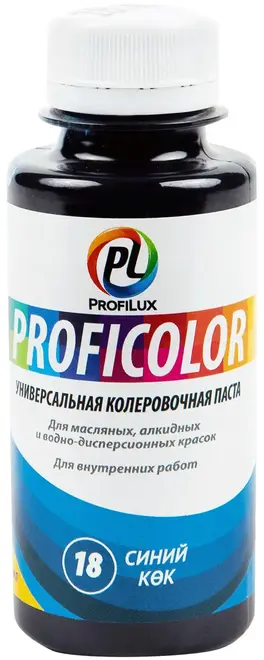 Профилюкс Proficolor универсальная колеровочная паста (100 мл) синяя