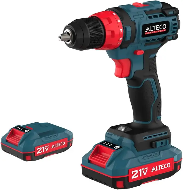 Alteco CD 21-45 BL X2 дрель-шуруповерт аккумуляторная №137286