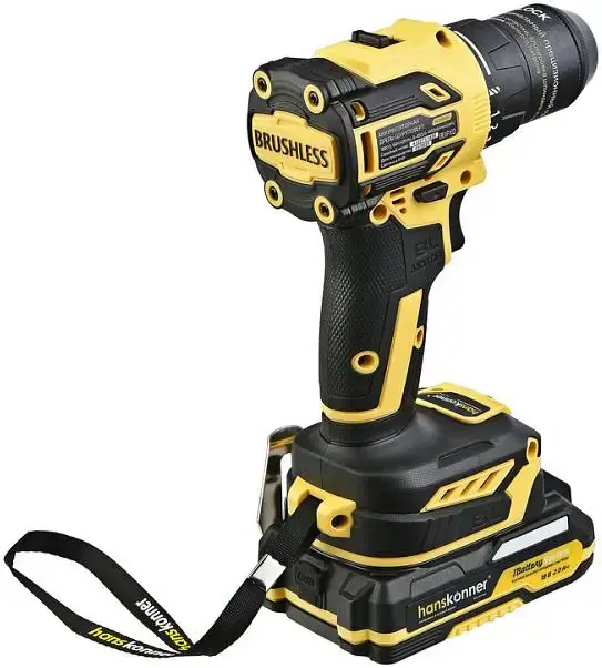 Hanskonner HCD2065C дрель-шуруповерт аккумуляторная (18 В) №120338