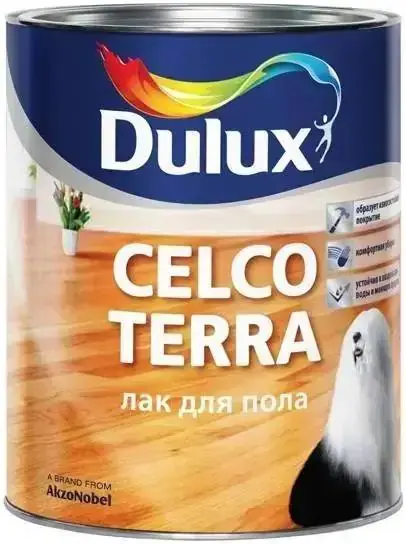 Dulux Luxium Celco Terra лак для пола (2.5 л) глянцевый