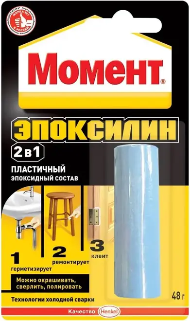 Момент Супер Эпоксилин 2-комп эпоксидный состав (48 г)