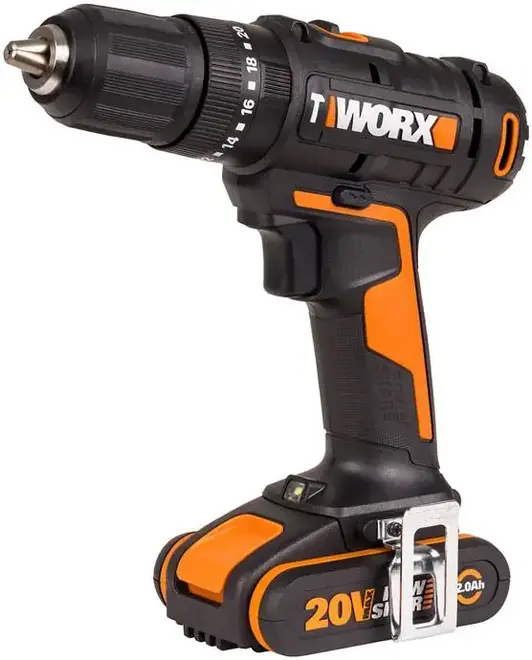 Worx WX370 дрель-шуруповерт ударная аккумуляторная (20 В без АКБ) №225944