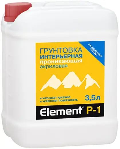 Alpa Element P-1 грунтовка интерьерная проникающая акриловая (3.5 л)