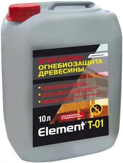 Alpa Element T-01 Stop Огонь огнебиозащита древесины (10 л)