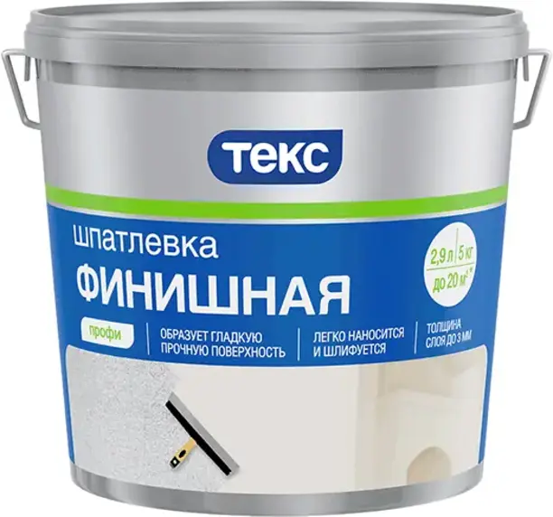 Текс Профи шпатлевка финишная (5 кг)