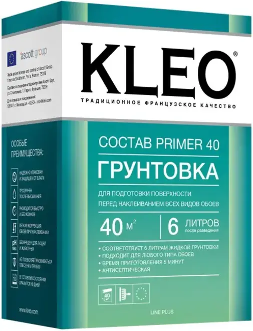 Kleo Состав Primer 40 грунтовка (80 г) белая