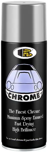 Bosny Chrome спрей-краска (380 мл) хром
